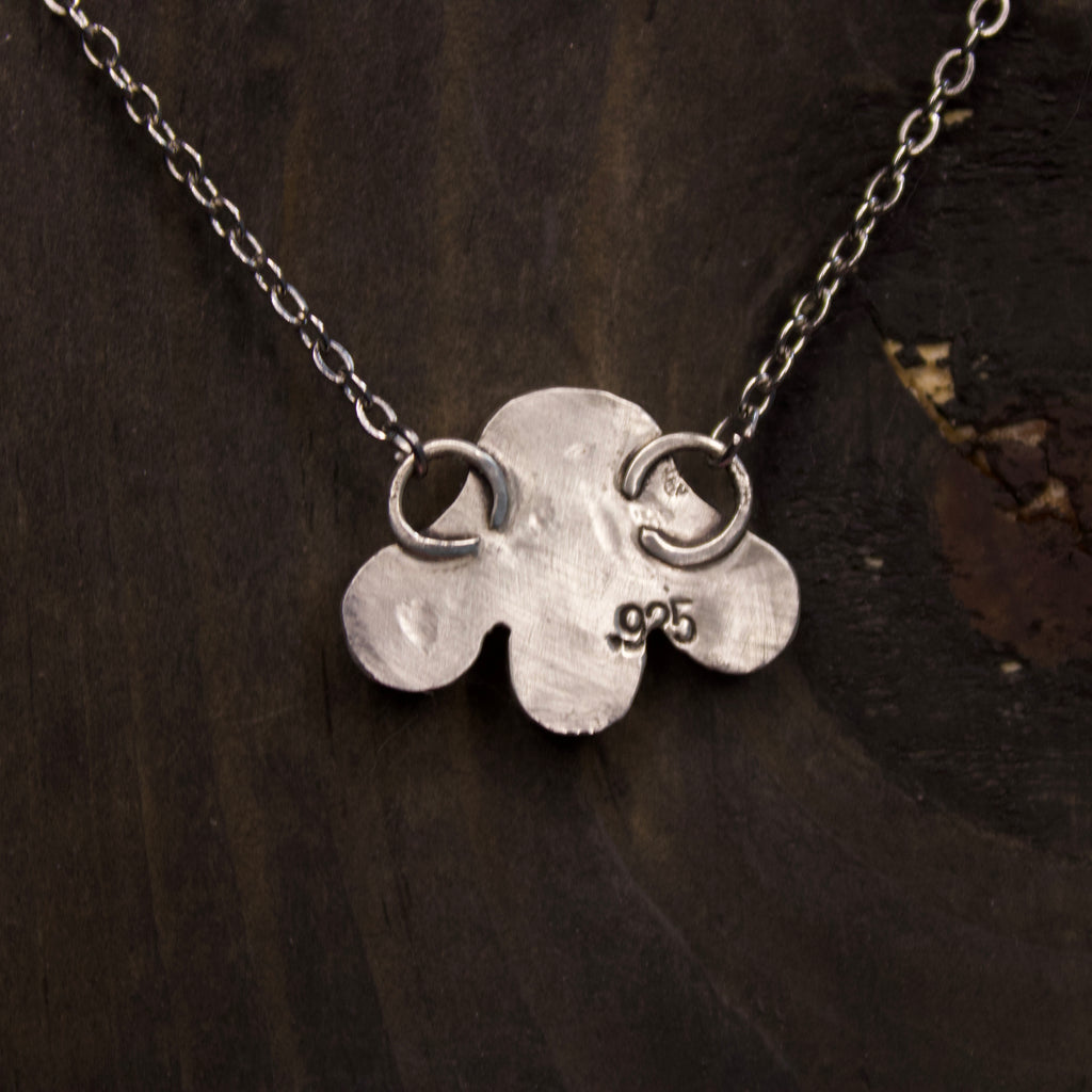 Kingman & Pink Conch Cluster Necklace
