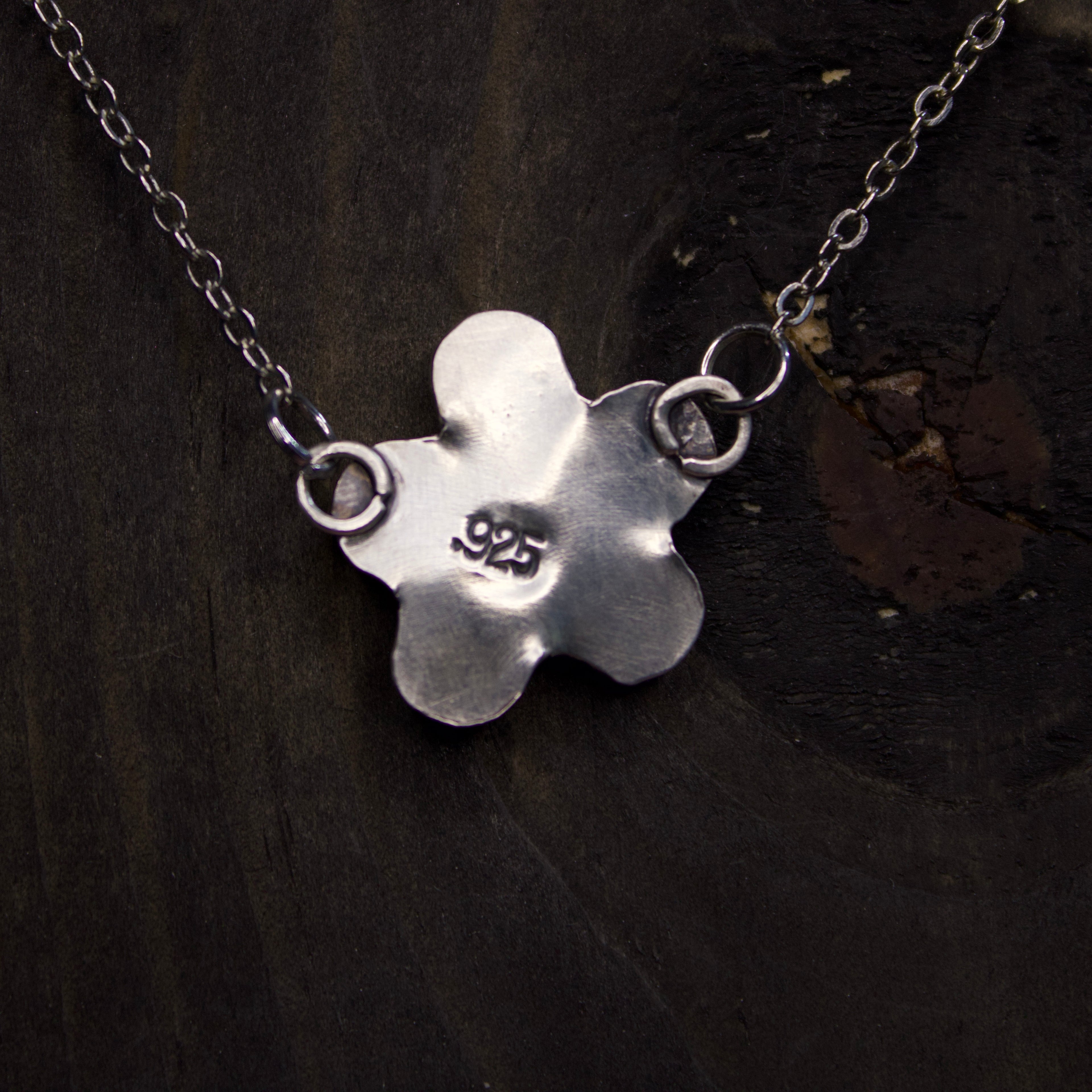 Pink Conch Flower Necklace