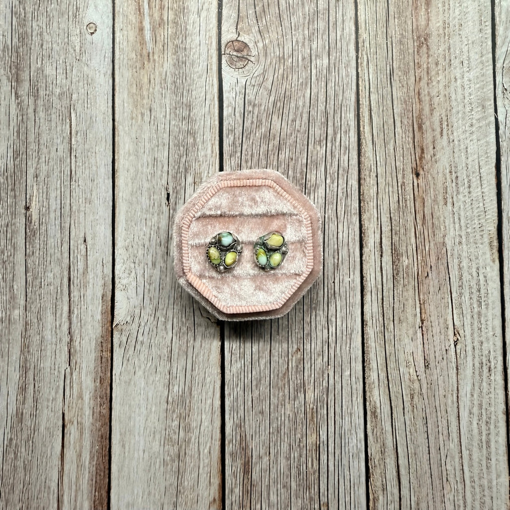Palomino Cluster Earrings