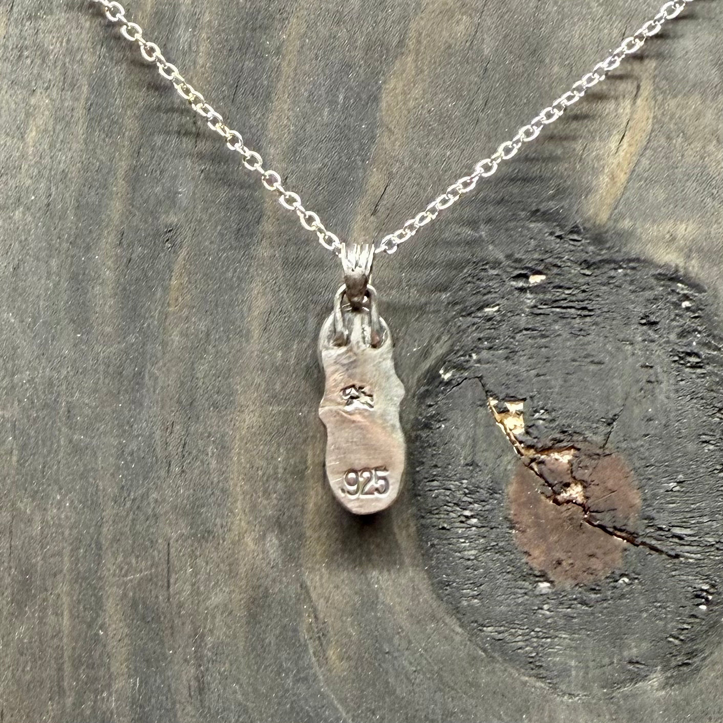 White Buffalo and Pink Conch Stacker Pendant