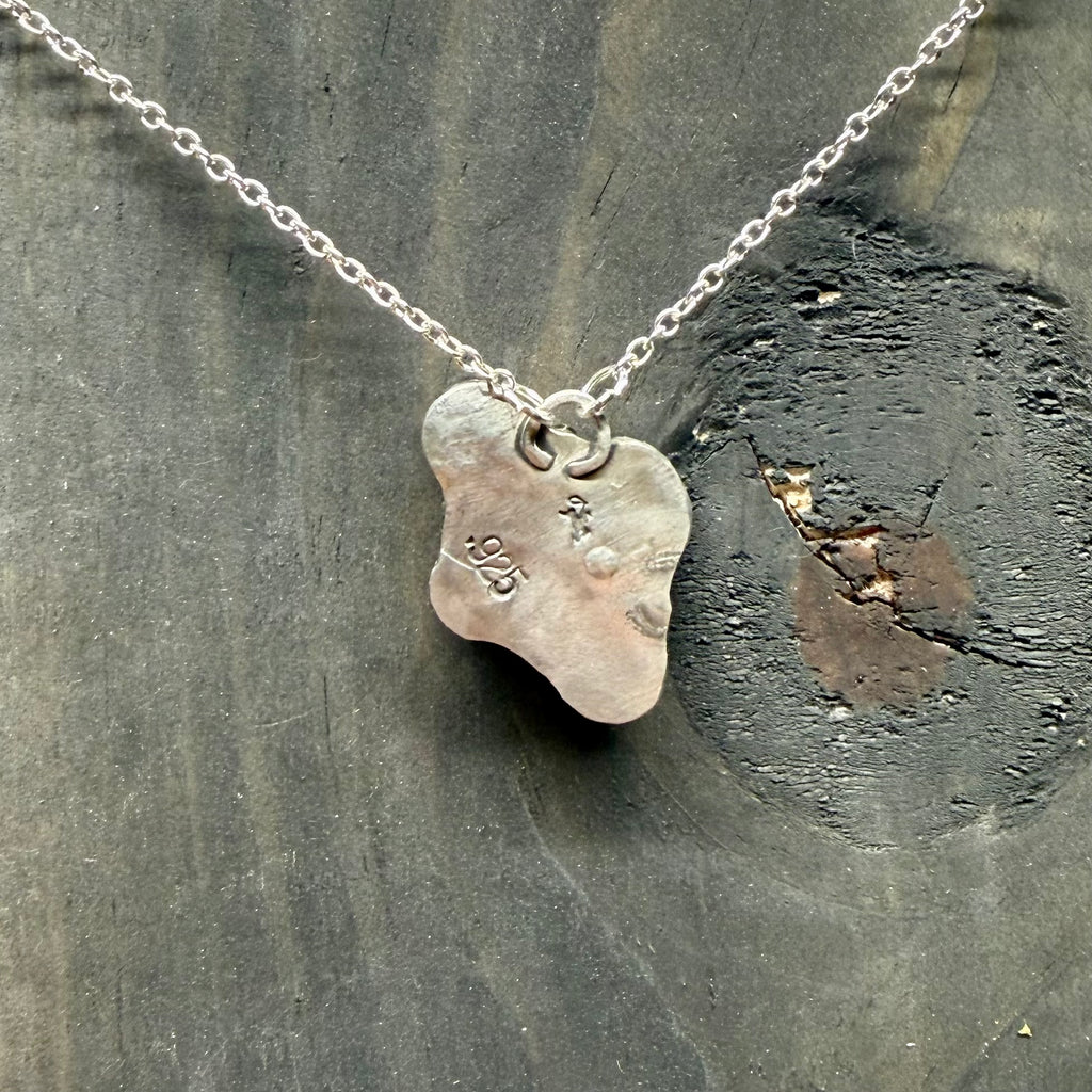 White Buffalo and Pink Conch Cluster Necklace