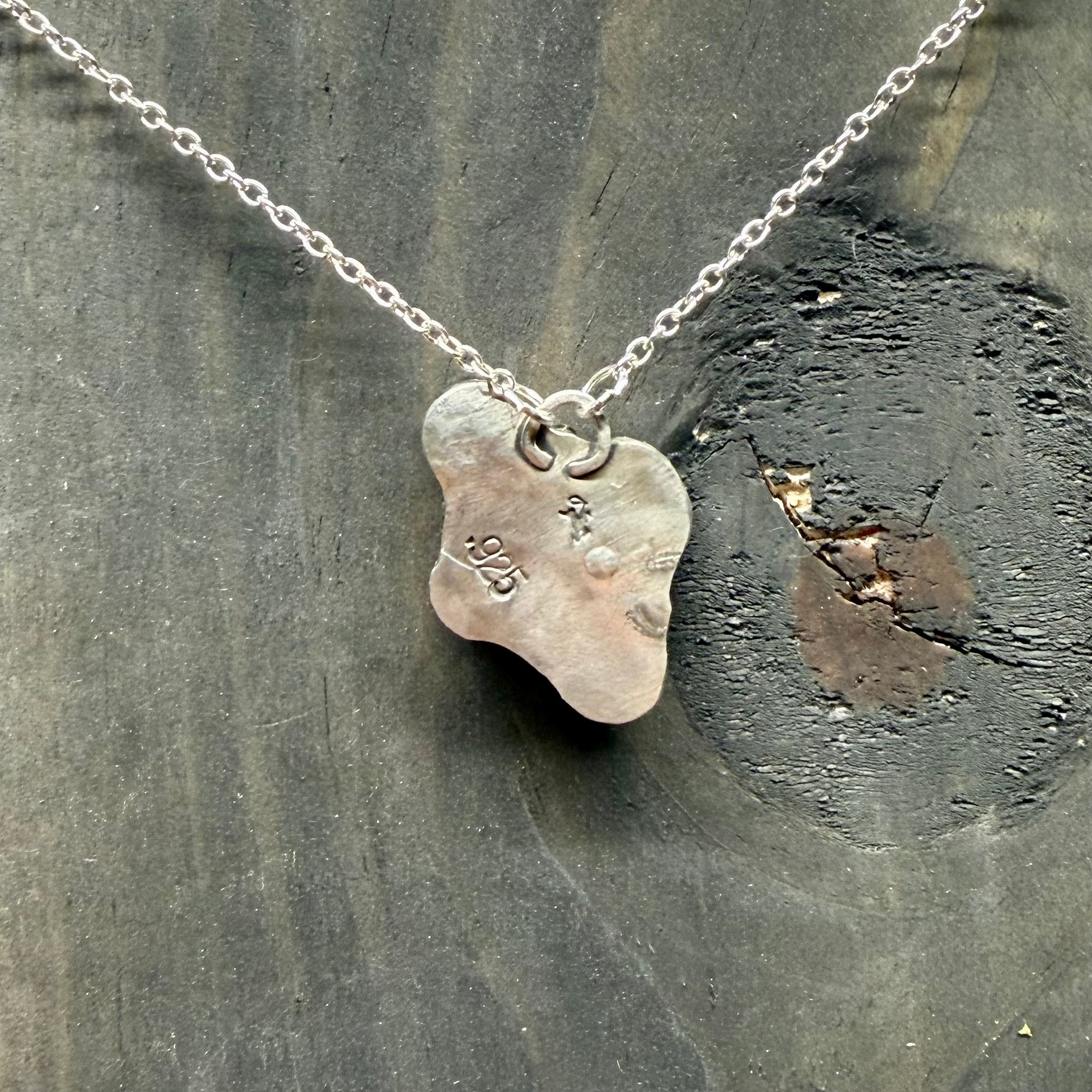 White Buffalo and Pink Conch Cluster Necklace