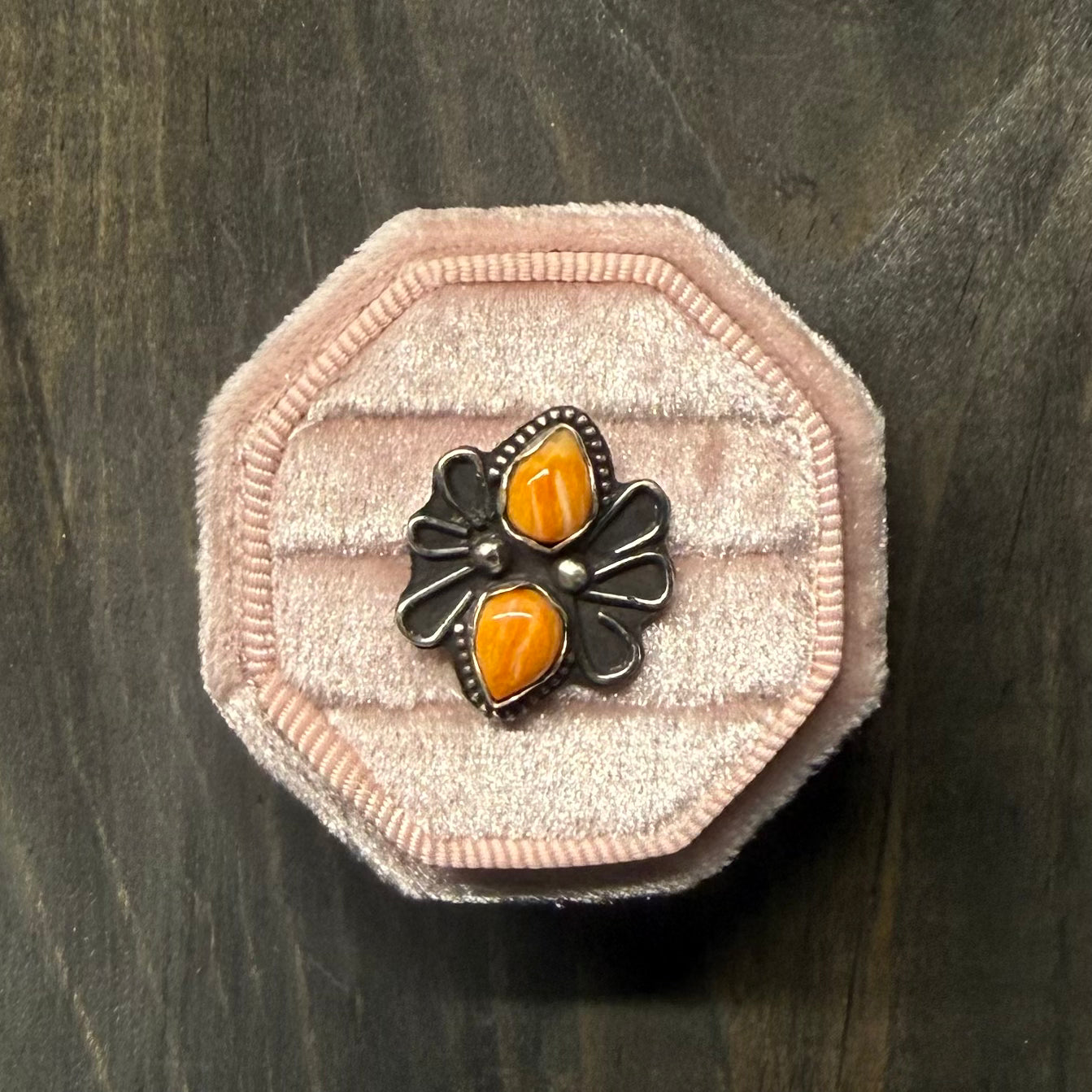 Orange Spiny Oyster Ring