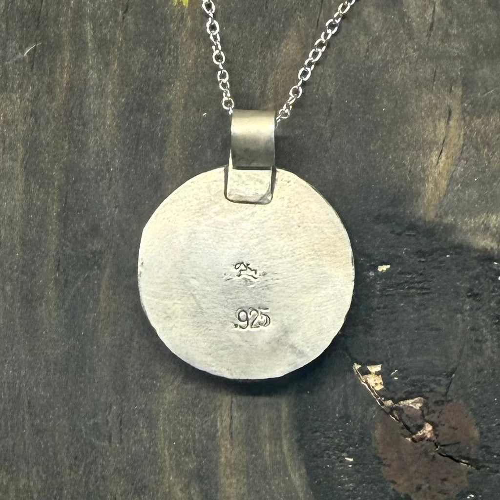 Inlaid Bull Pendant